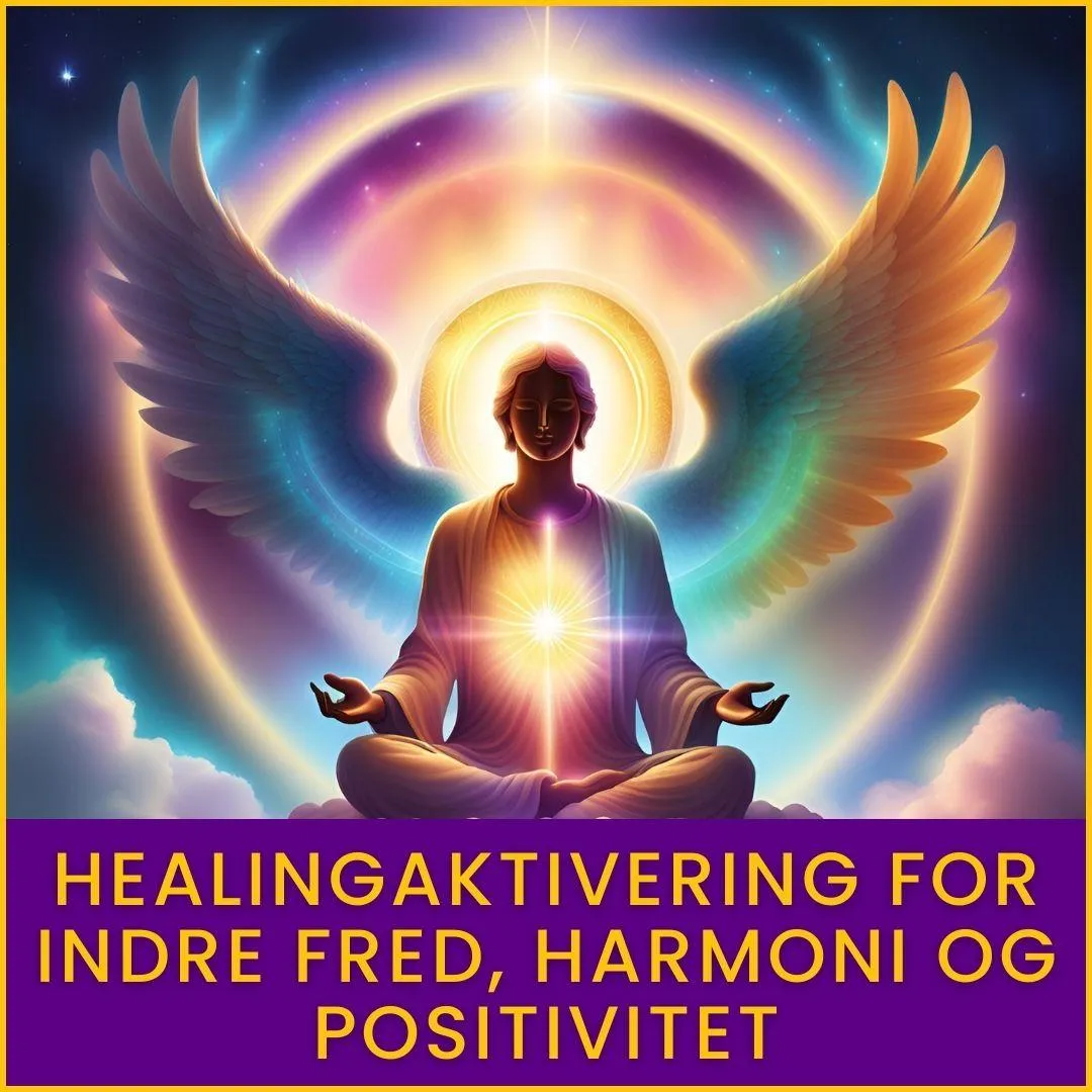 Healingaktivering for indre fred, harmoni og positivitet med 4 erkeengler