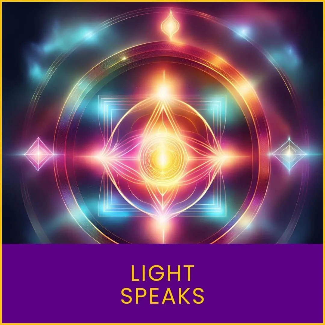 Light speaks – Powerful, magical light language activation. Magic, colors, sacred gemoetry, symbol.jpg