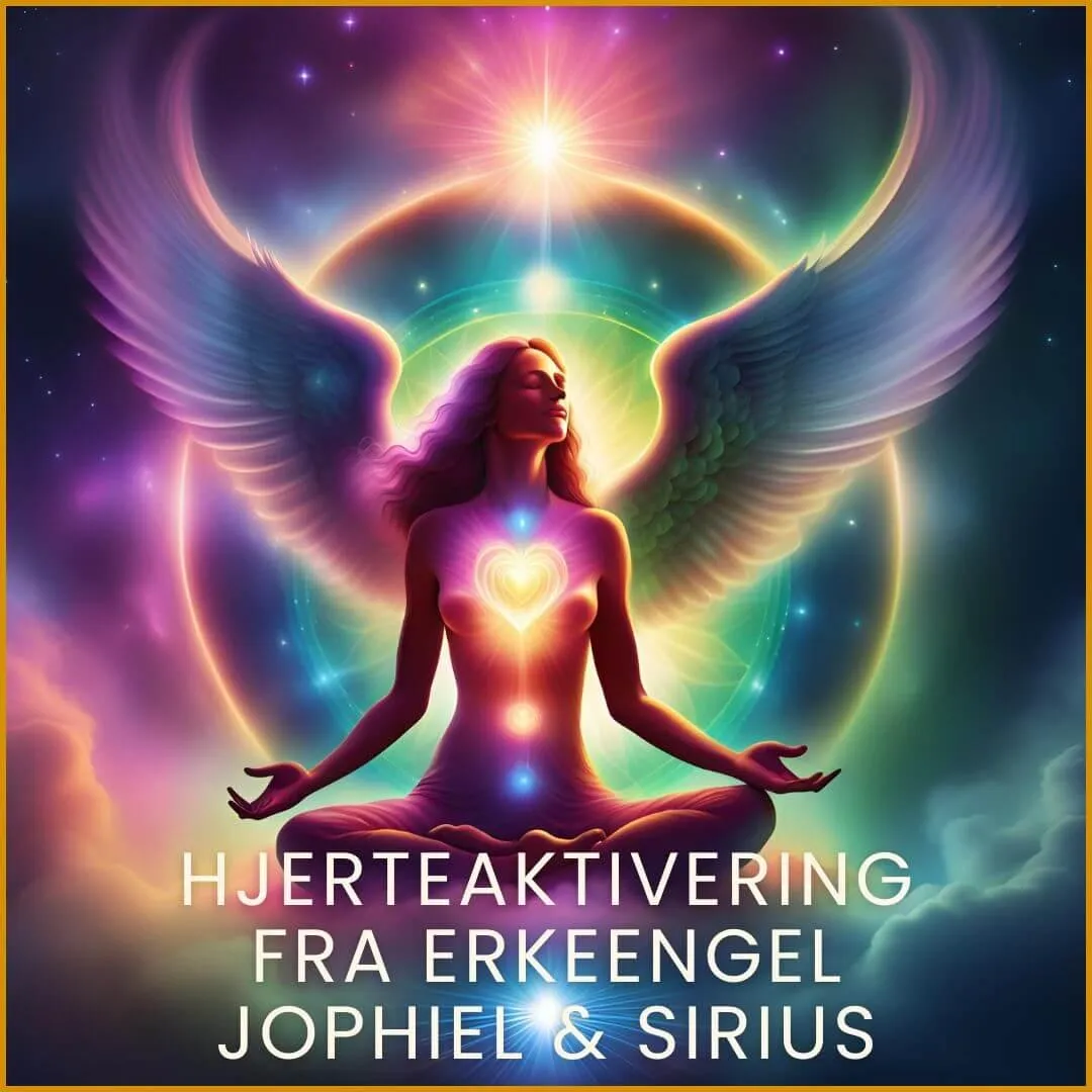 Kraftfull aktivering for hjertechakra fra erkeengel Jophiel og Sirius. Åone hjertet ditt for alt du er i sannhet.