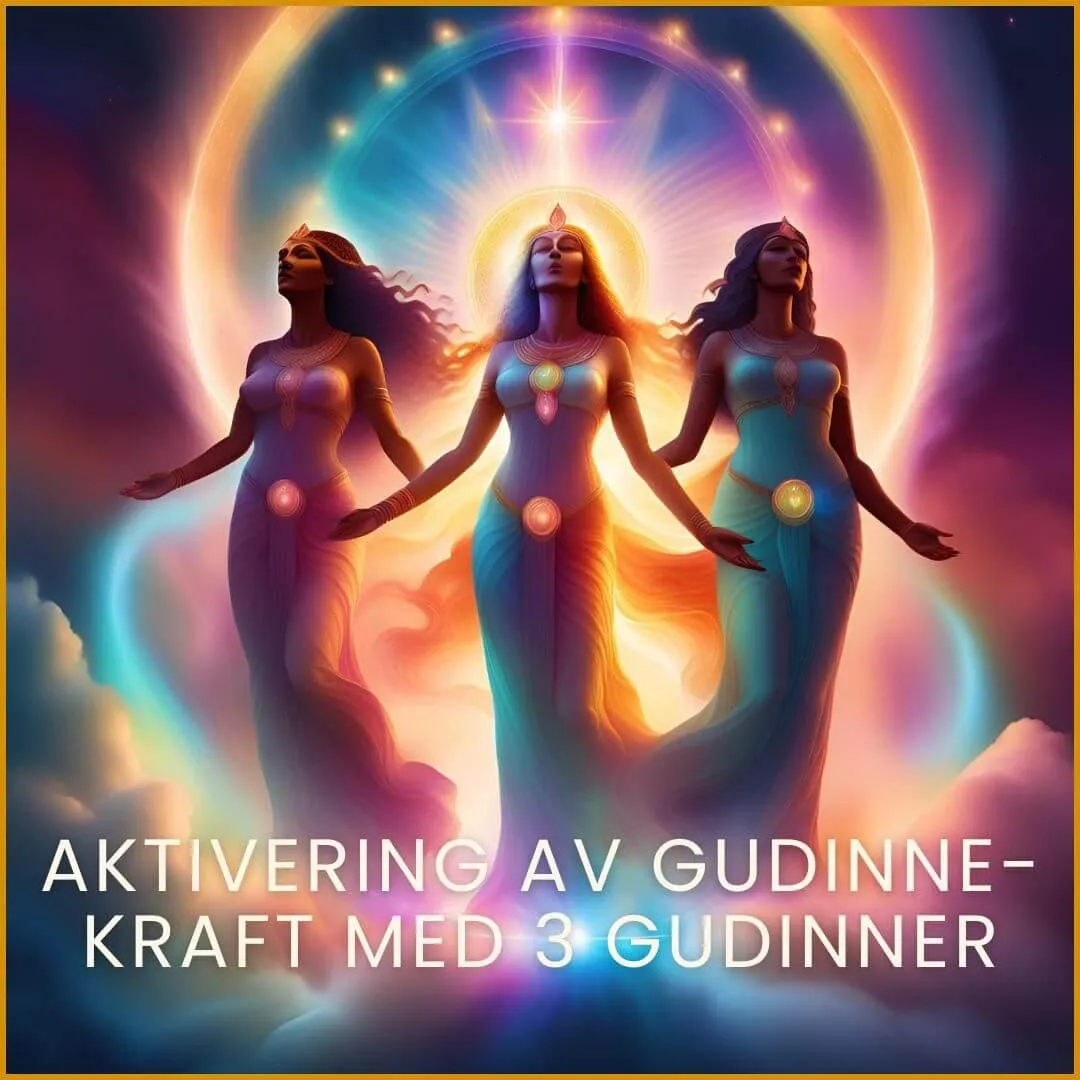 Aktivering av gudinnekraft med de 3 gudinnene Mut, Afrodite og Isis. En aktivering full av feminin energi og gudinnekraft.