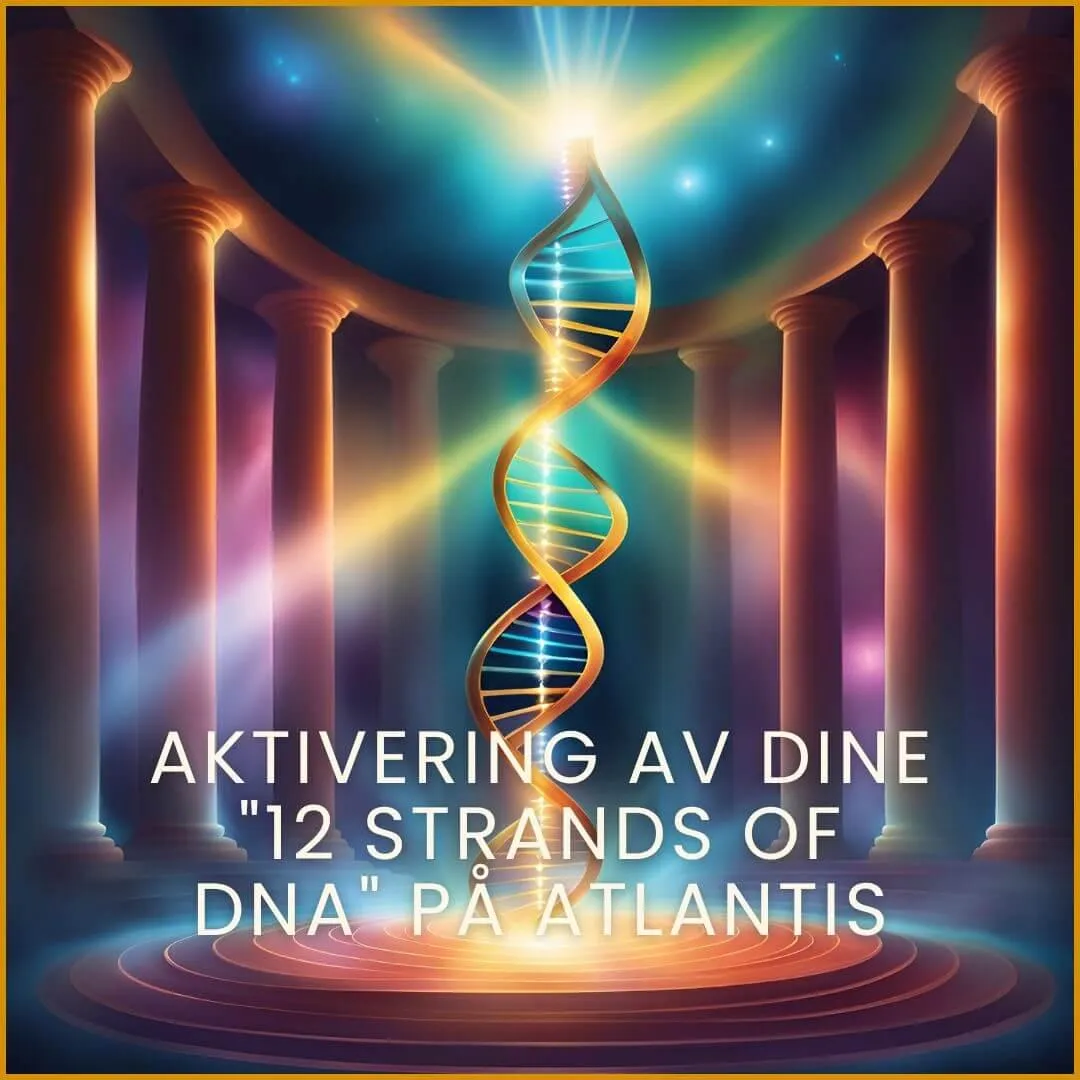 Aktiveringshealing av dine "12 strands of DNA" med Torini i healingtempelet på Atlantis. En aktivering av dine 12 strenger av DNA. Dypt og ekte.