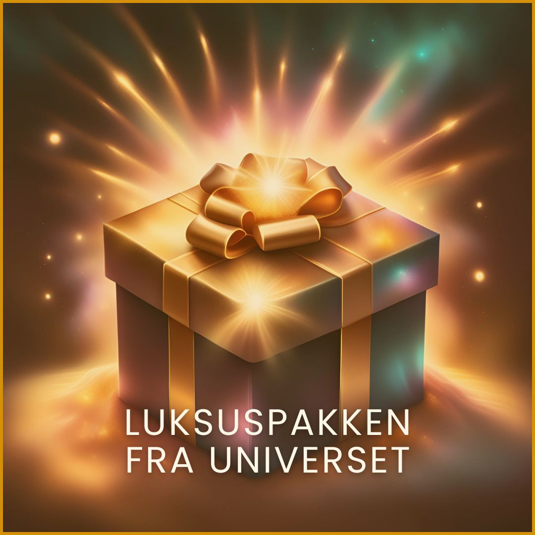 Luksuspakken fra Universet. Gull og tryllestøv. Dypt aktiverende, forløsende, helende og vekker klarhet.jpg