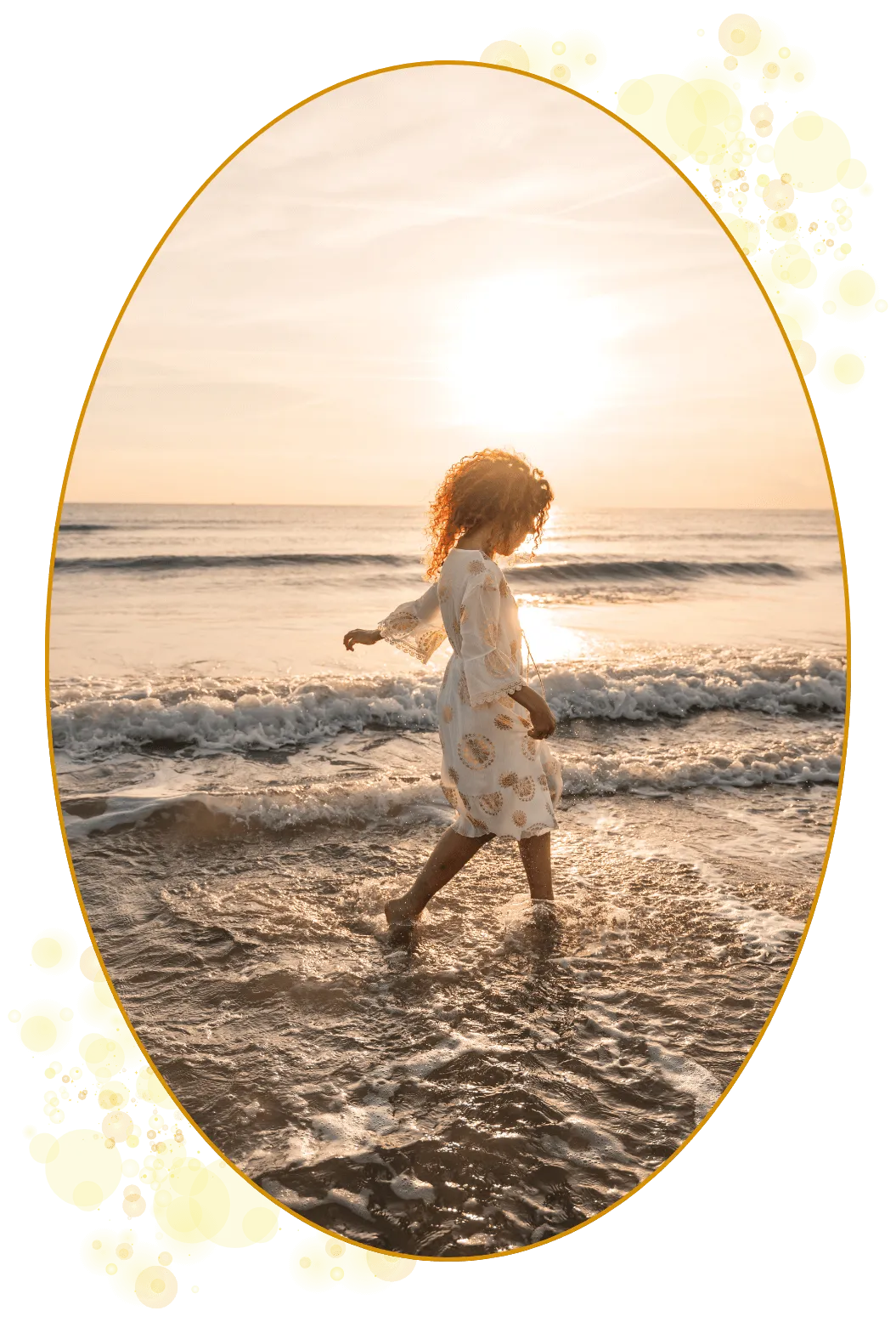 Lek, bølger, hav, soloppgang, kraft, autentisitet – magien i livet.