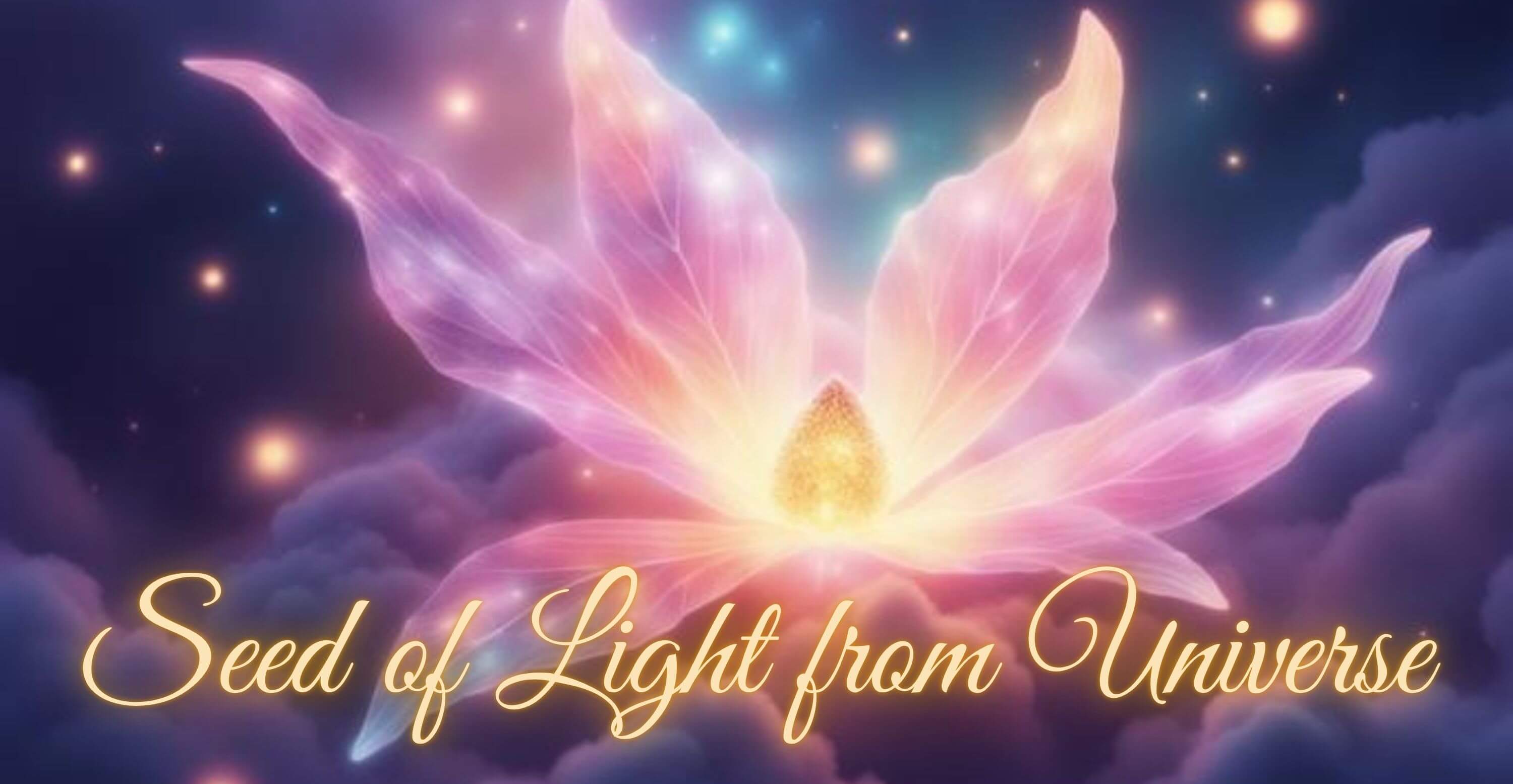 Galactic flower, light seeds from the Universe, channeled messages completely free every Monday.