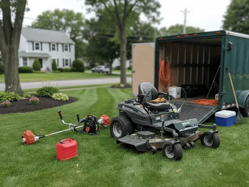  Lawn Mowing