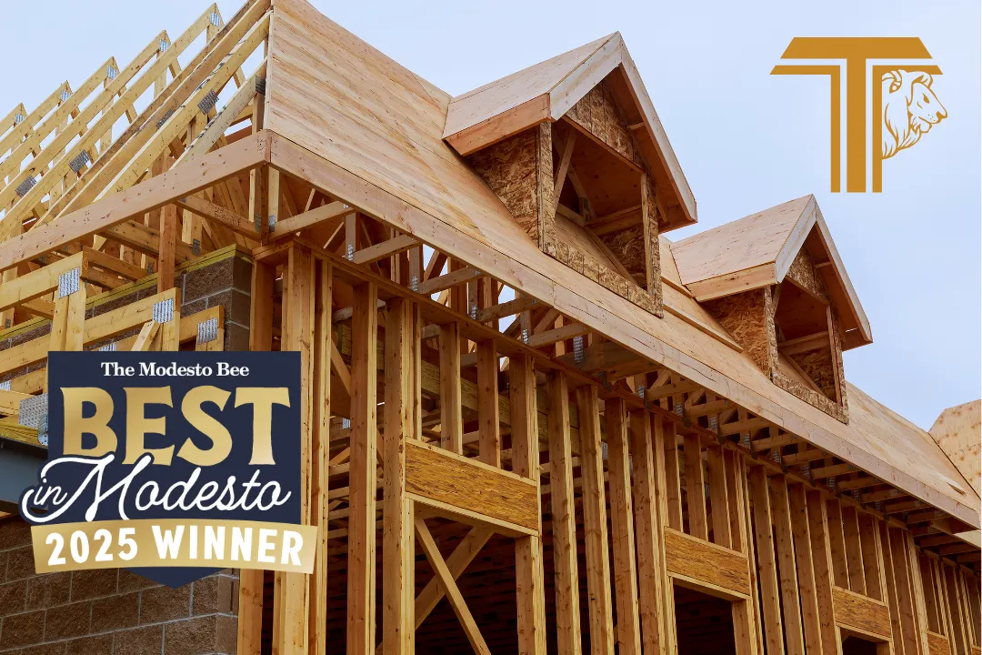 2025 Best of Modesto Gold Winner - Custom Home Builder Framed House - Inderjits S. Toor Construction - Modesto, California 95354
