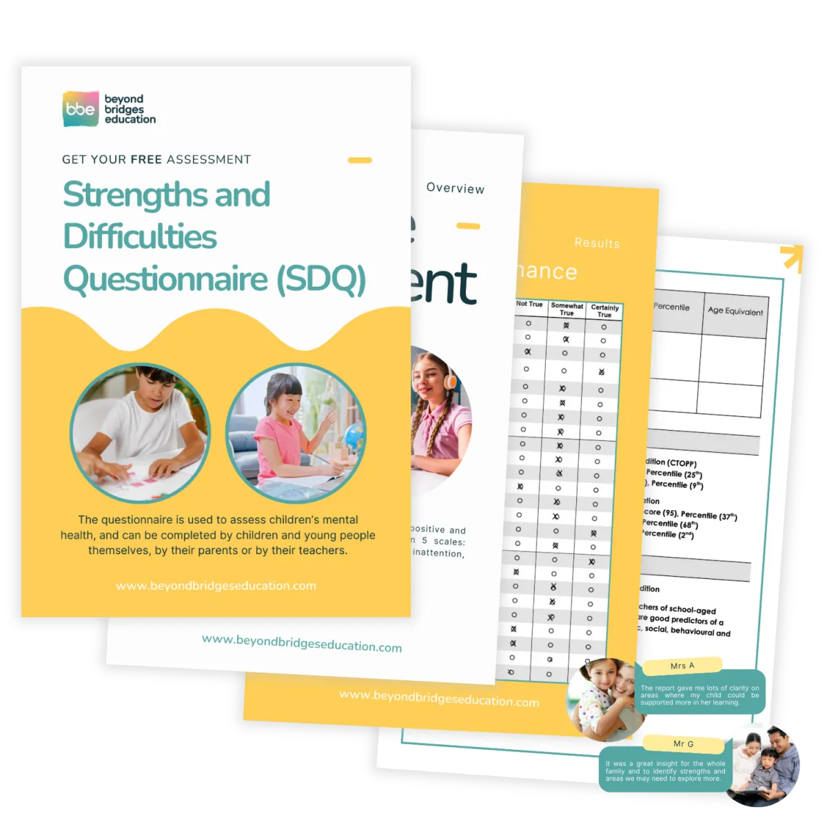 promo image or free strengths and difficulty questionnaire