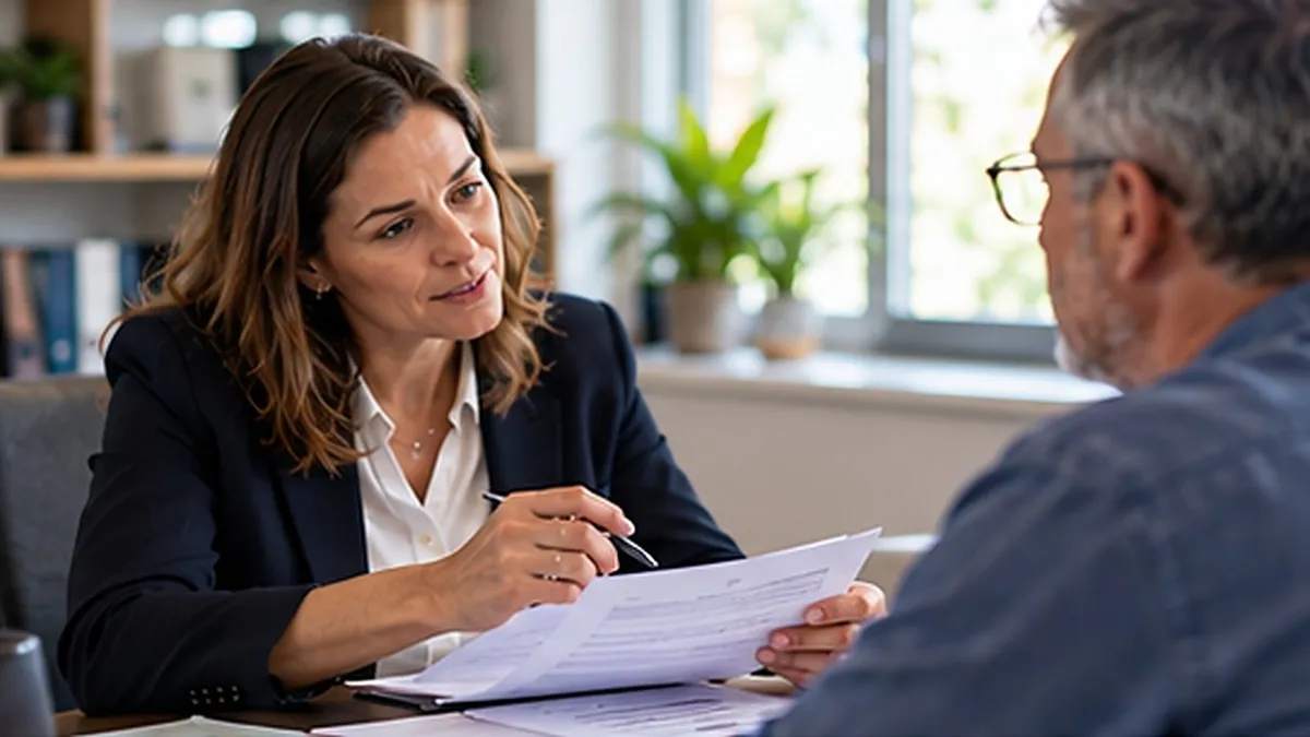 An advocate explaining Social Security disability basics to a client