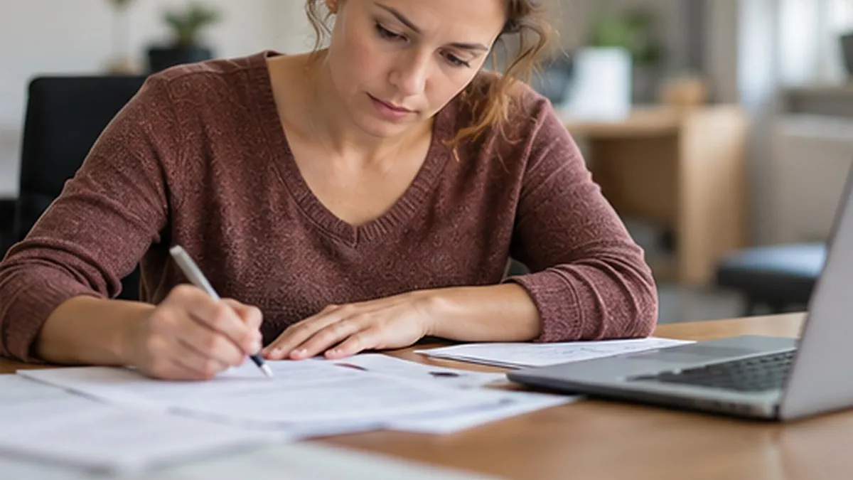 A person reading a guide about Social Security disability benefits