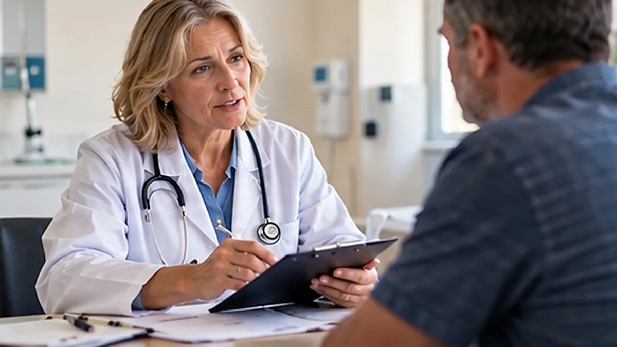 A medical professional retrieving treatment records for a disability claim