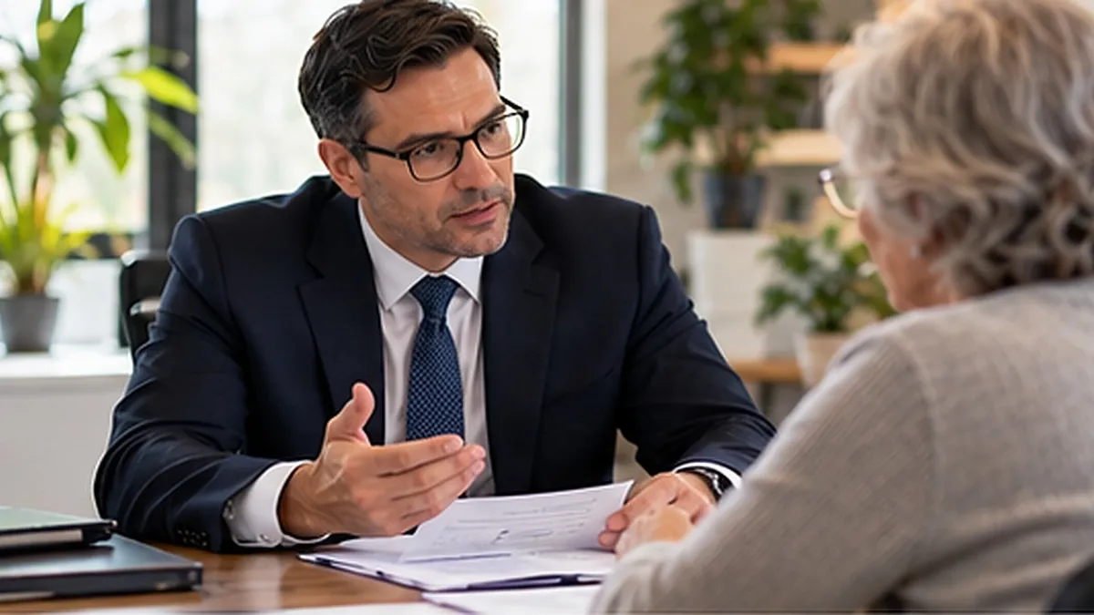 A doctor supporting a patient with a serious qualifying condition