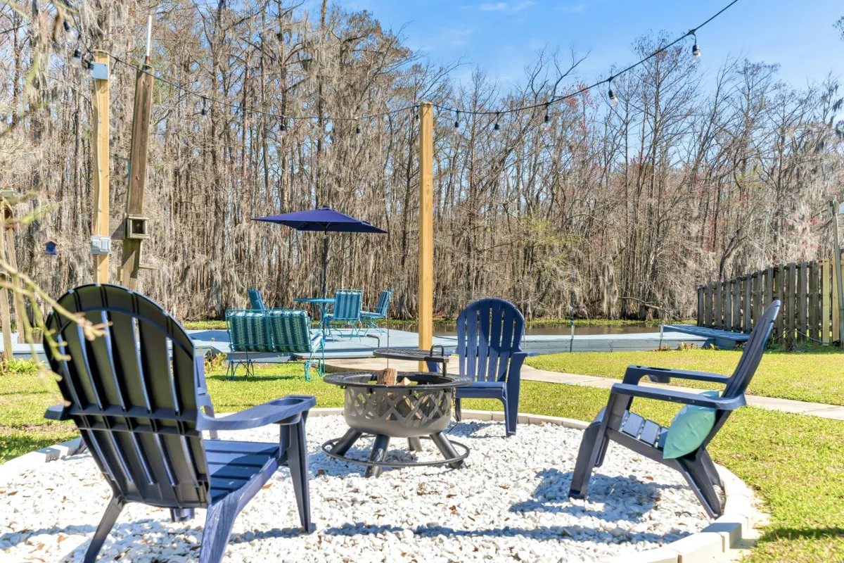 bayou waterfront view 