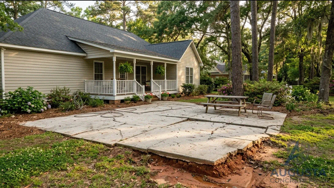 Concrete Cracks in Augusta