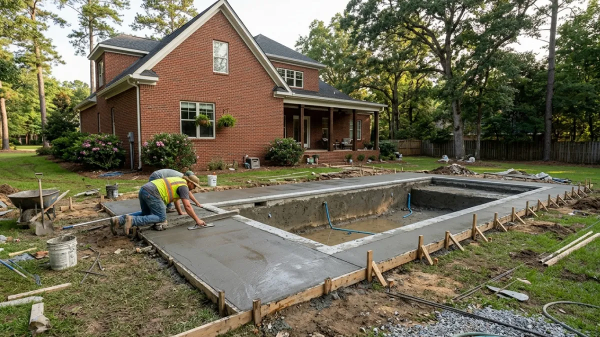 Concrete Pool Deck Installation & Resurfacing in Augusta, Georgia