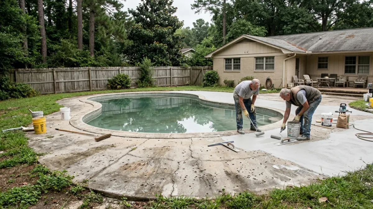 Pool Deck Coatings in Augusta, Georgia