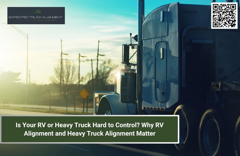 Is Your RV or Heavy Truck Hard to Control? Why RV Alignment and Heavy Truck Alignment Matter