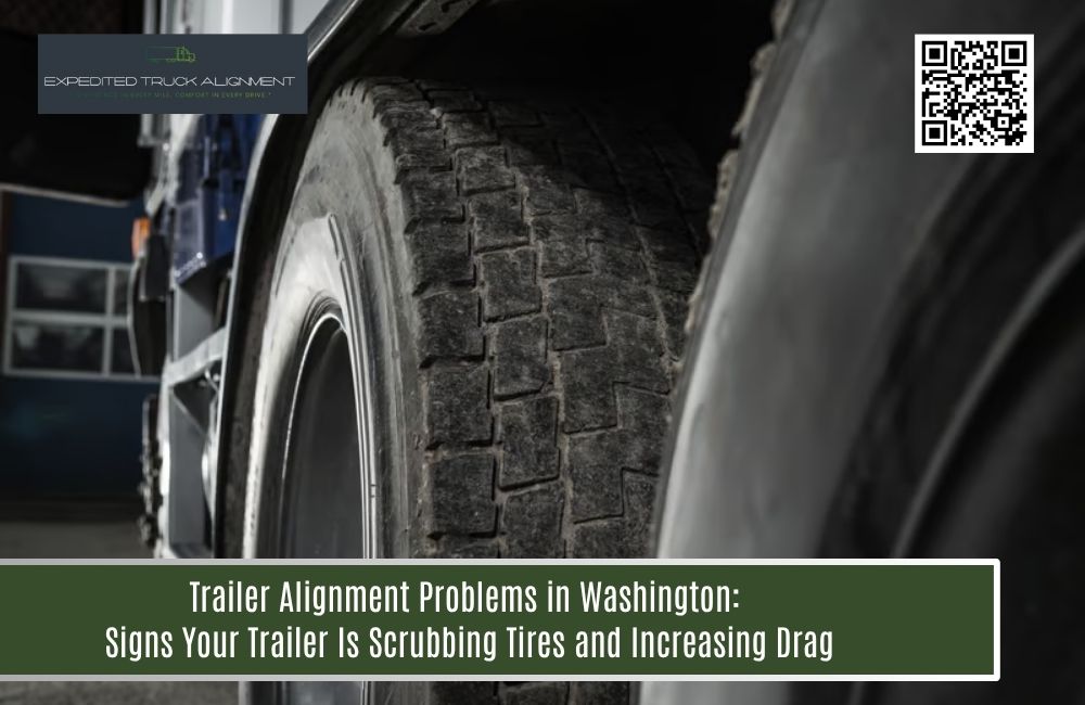 Trailer Alignment Problems in Washington: Signs Your Trailer Is Scrubbing Tires and Increasing Drag