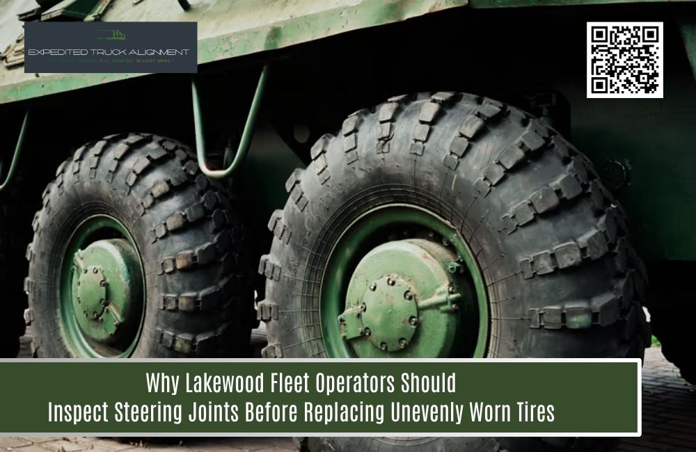 Why Lakewood Fleet Operators Should Inspect Steering Joints Before Replacing Unevenly Worn Tires