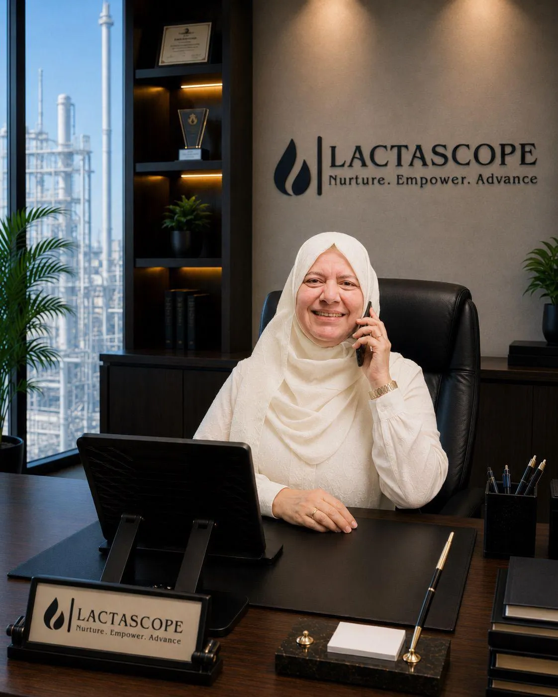 Dr. Faten Tamim Professional Portrait