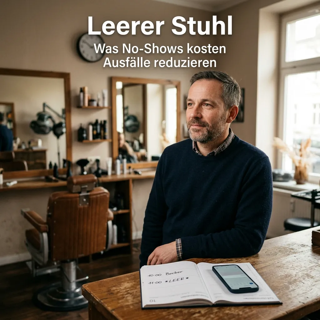 Termin vergessen, Stuhl leer: Was No-Shows kleine Betriebe wirklich kosten