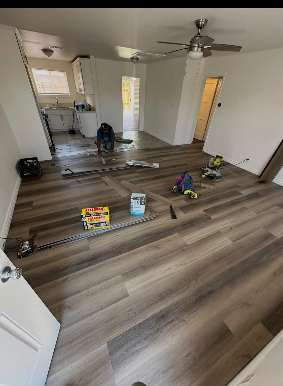 Completed luxury home renovation featuring flawless custom millwork and natural light