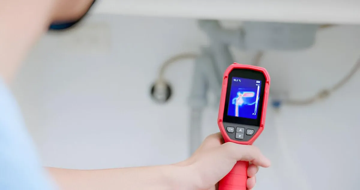 Slab Leak Detection repair in Silver Lakes home