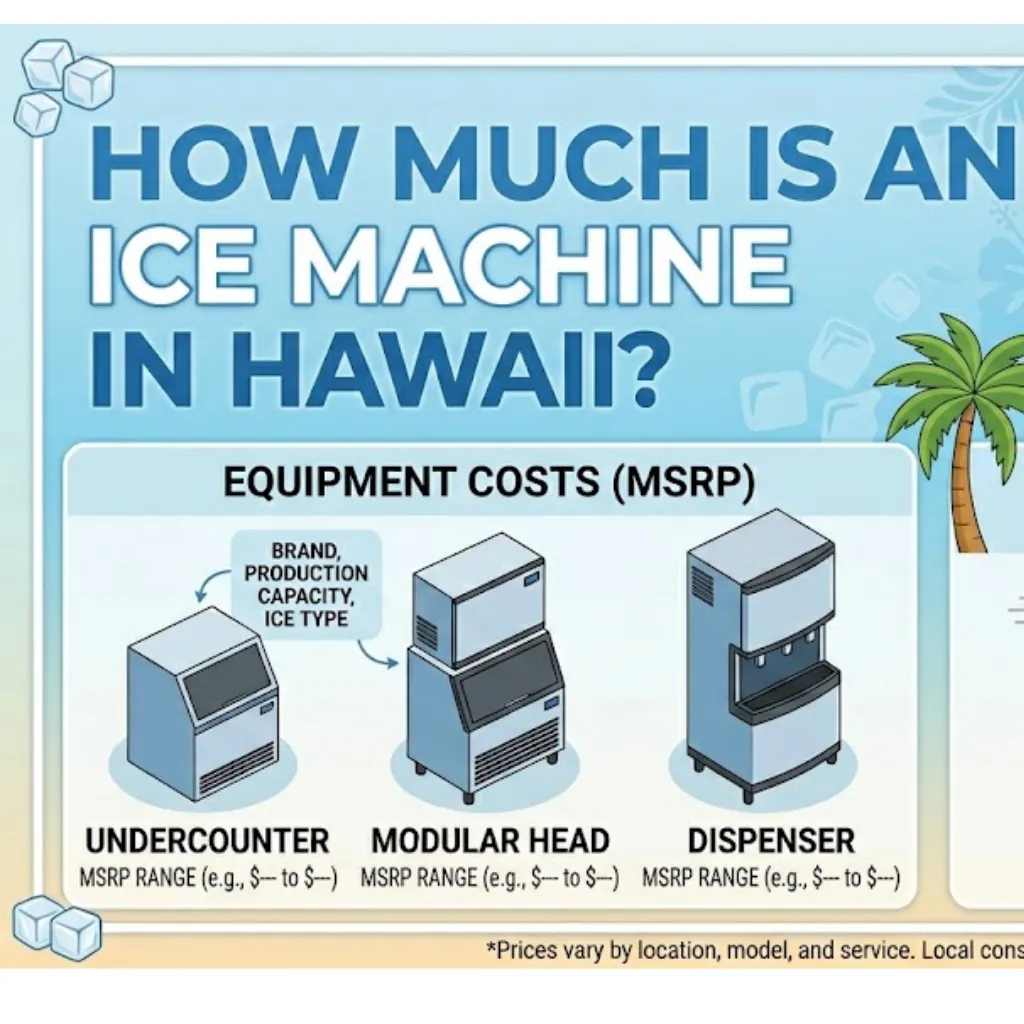 How much is an ice machine in Hawaii