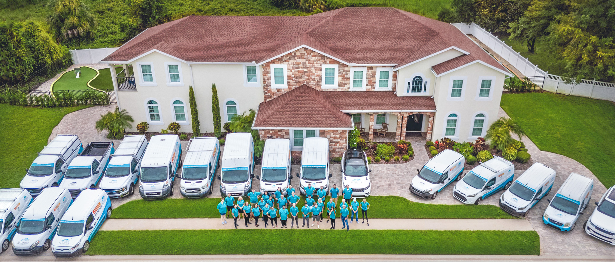 Aerial view FVH team