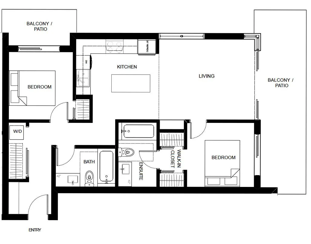 E Plans Suits Include One Underground Secure Parking EV Ready