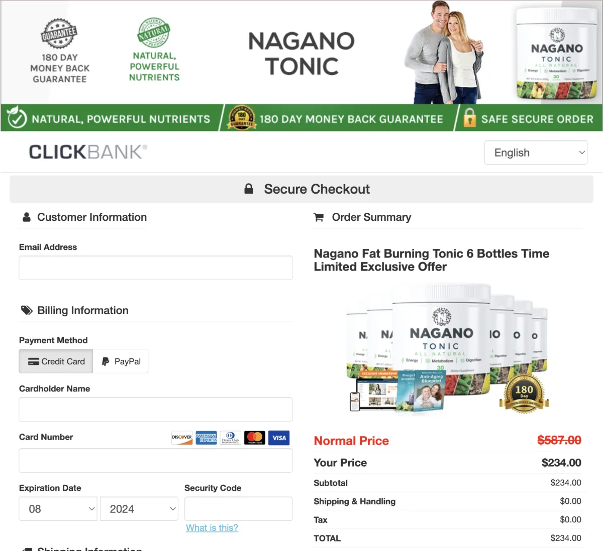 How To Order Nagano Tonic