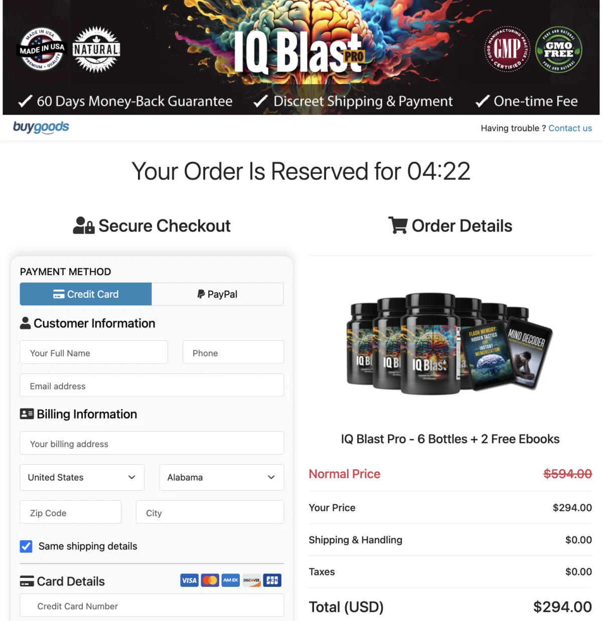 How To Order IQ Blast Pro