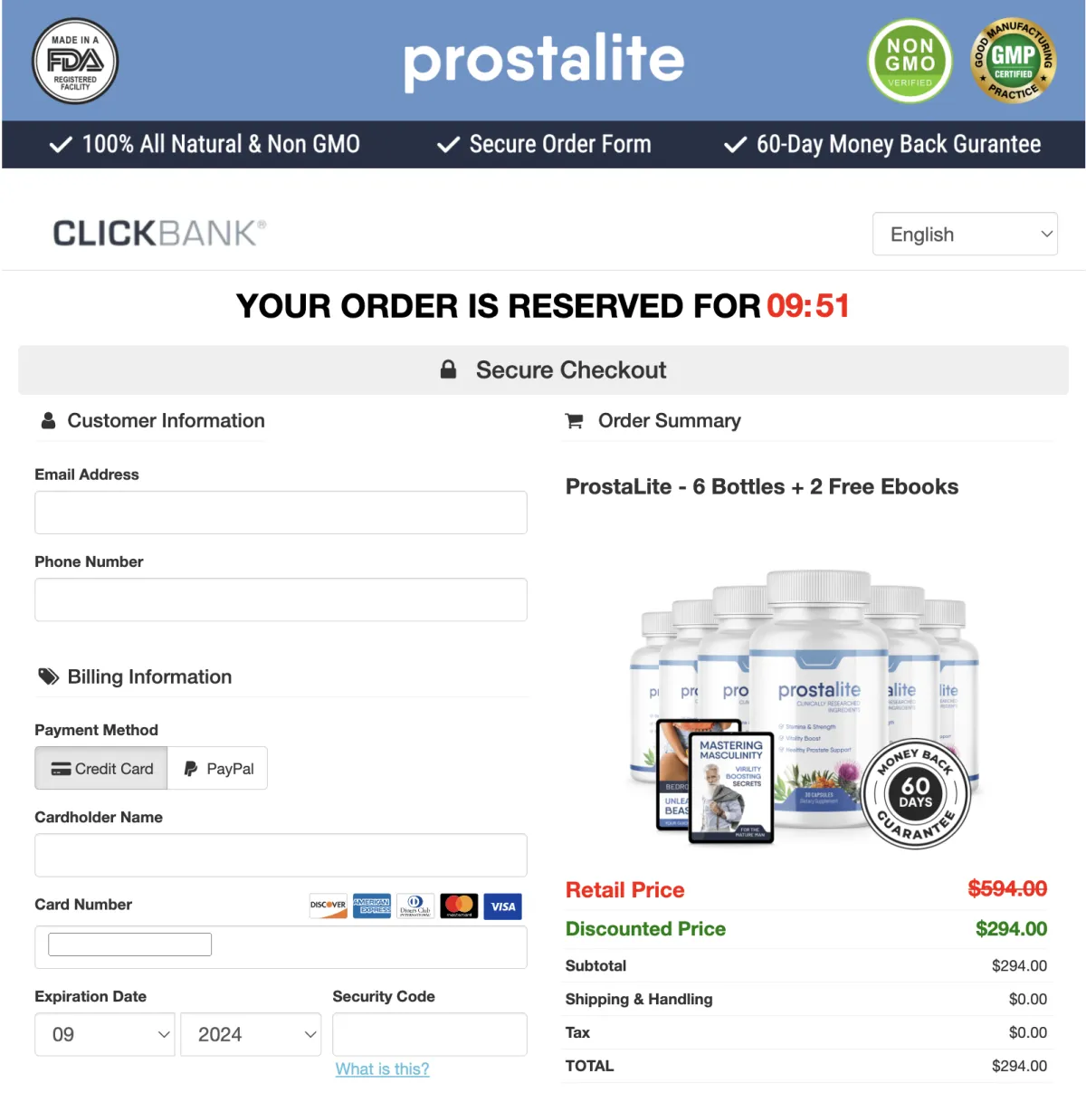 How To Order ProstaLite