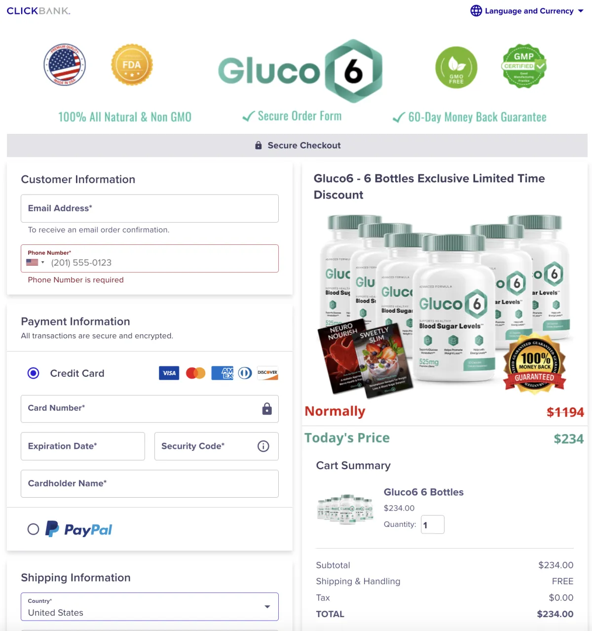 How To Order Gluco6