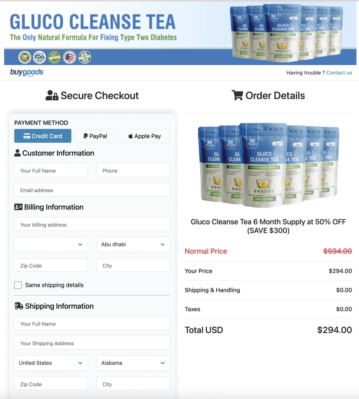 How To Order Gluco Cleanse Tea