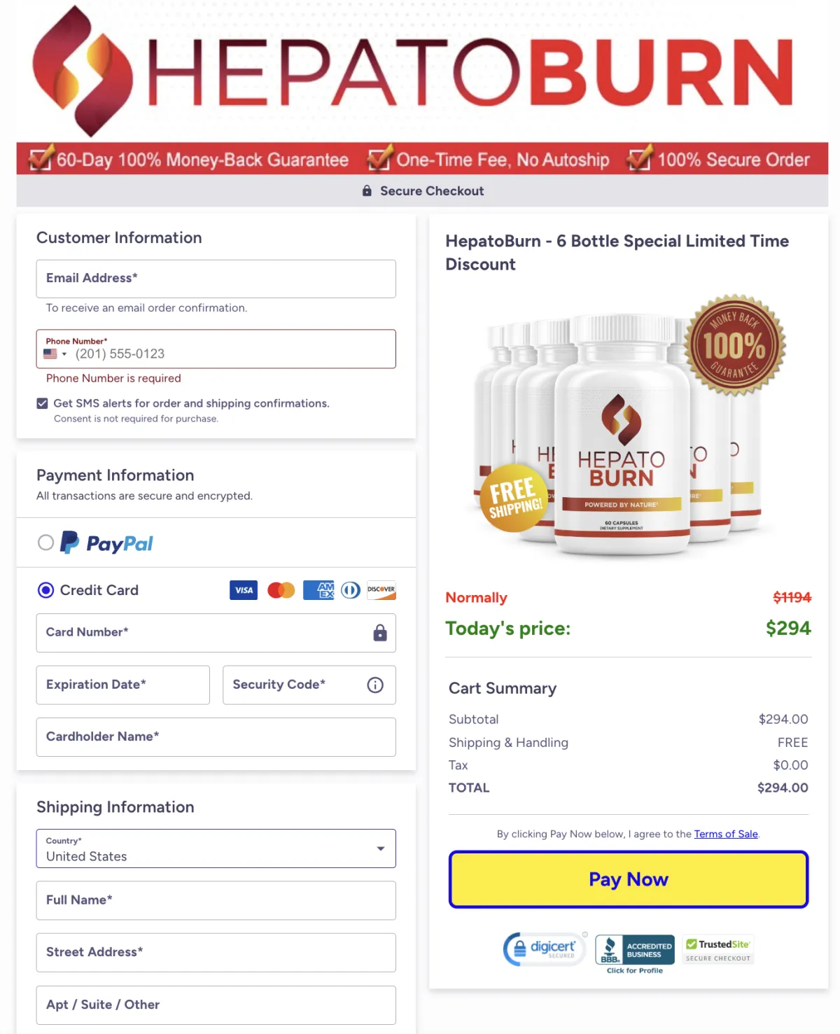 How To Order HepatoBurn