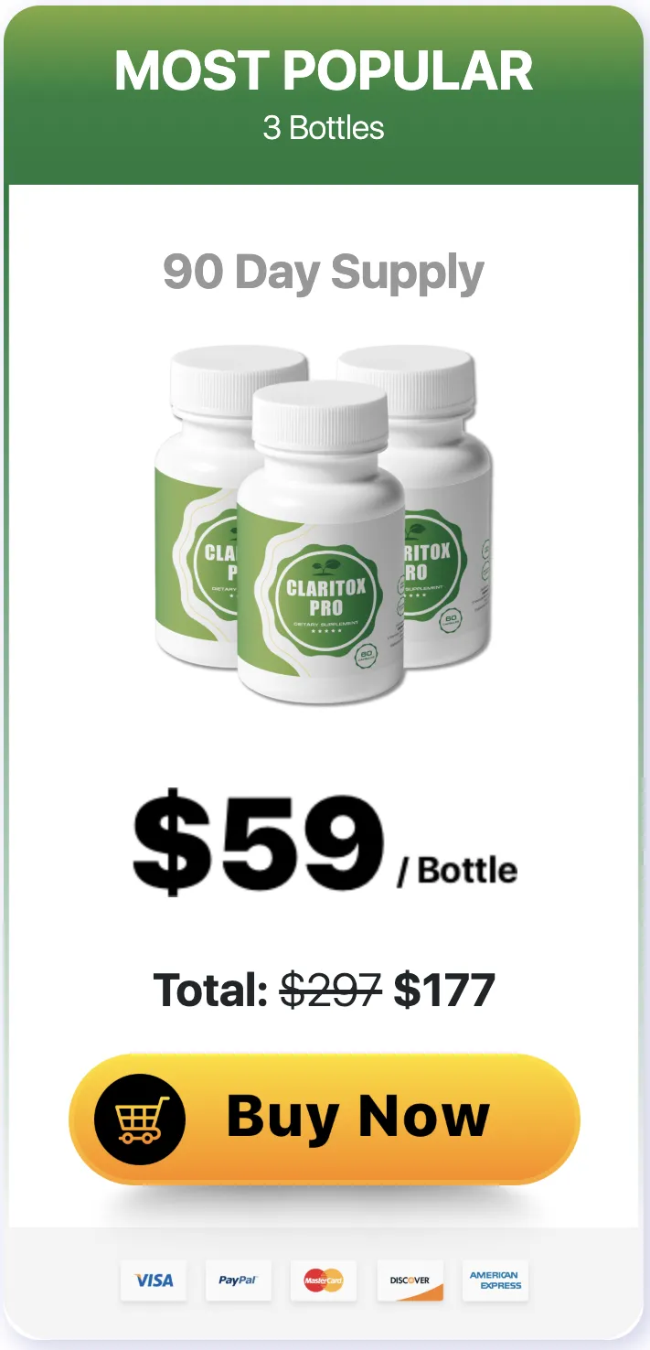 Buy Claritox Pro 3 Bottles