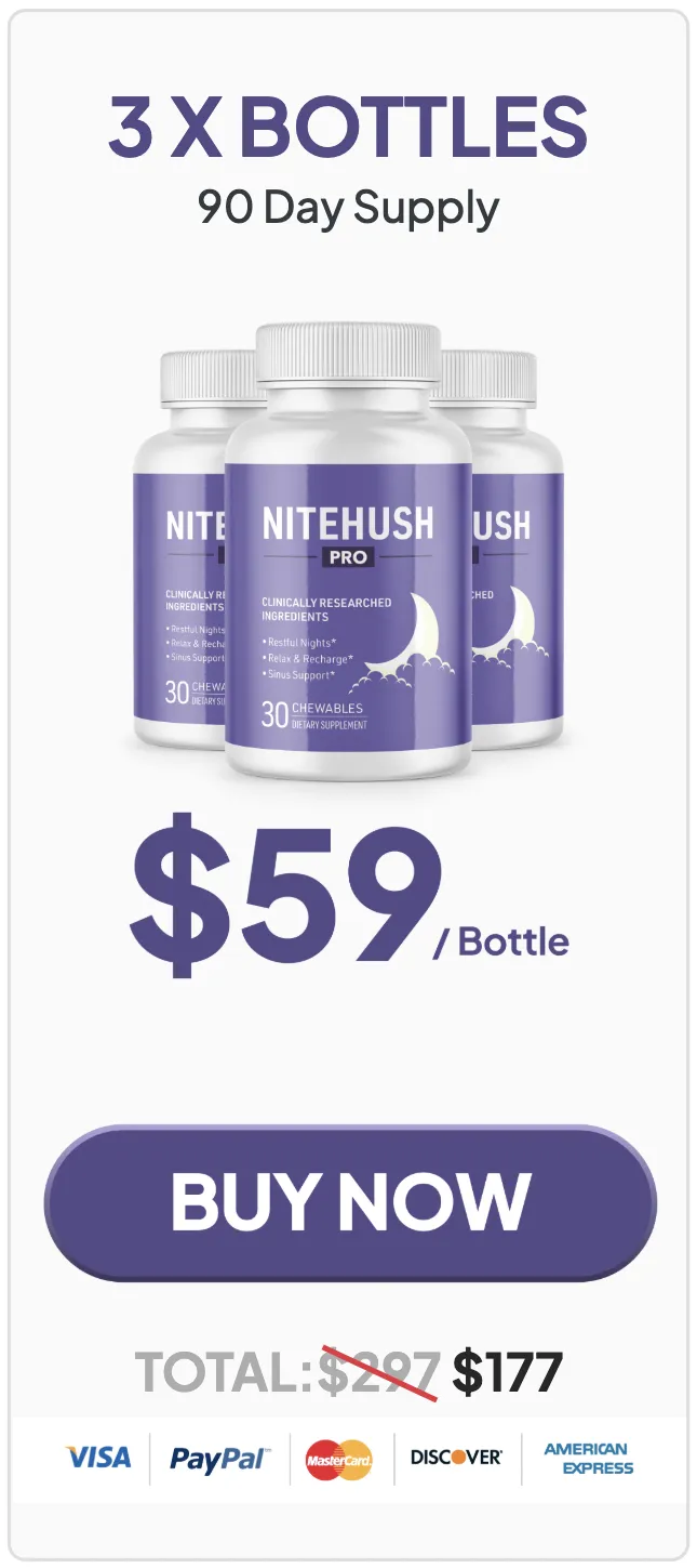 Order NiteHush Pro 3 Bottles