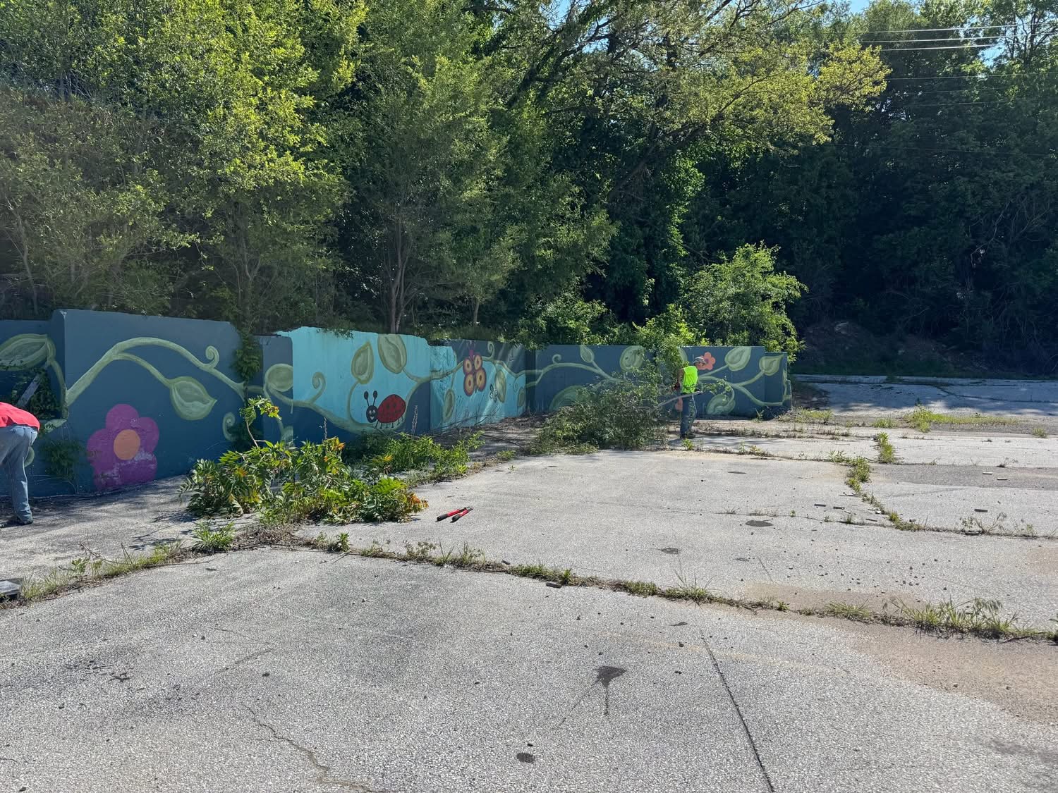 Overgrown Mural