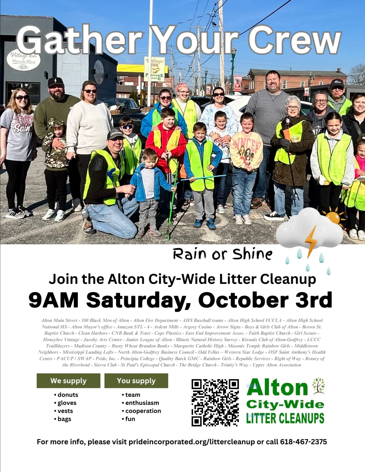 Community WIde Clean-Up Oct 3, 2026