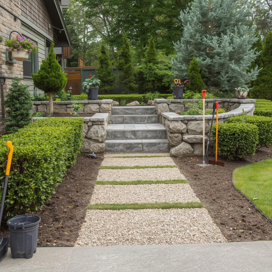 Landscaping and outdoor design project in New Zealand