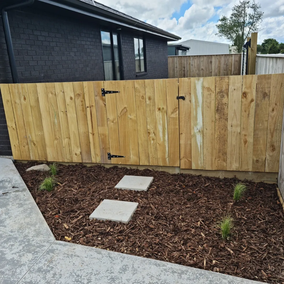 Timber retaining wall construction in New Zealand
