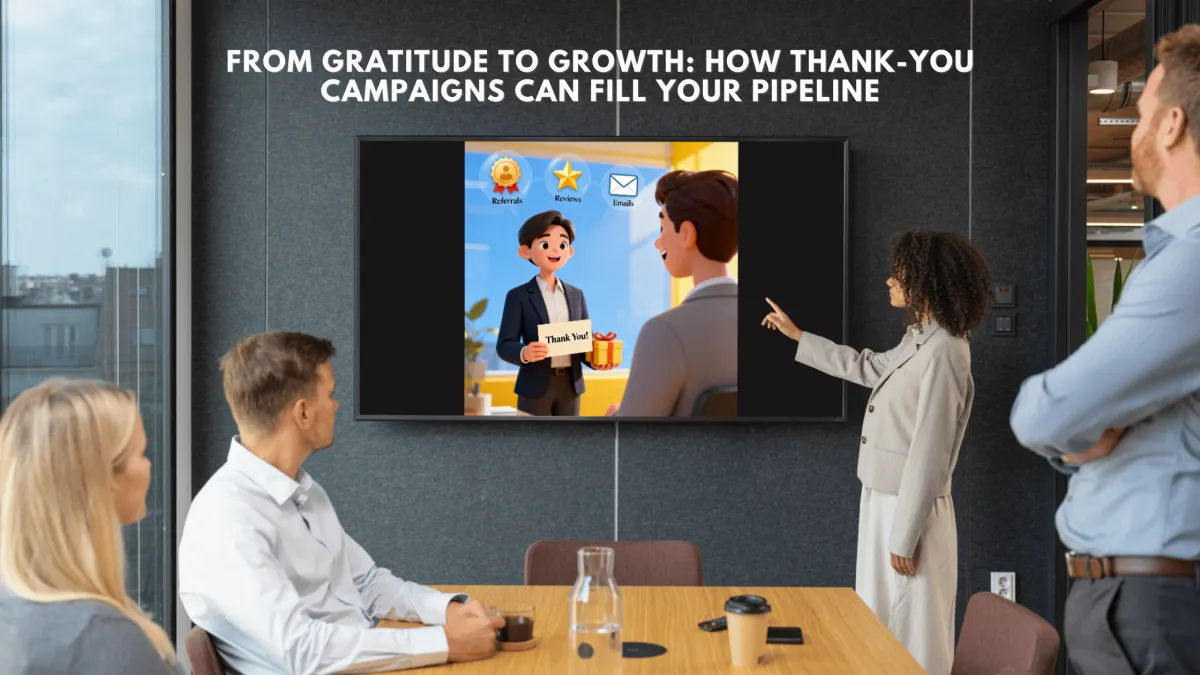 From Gratitude to Growth: How Thank-You Campaigns Can Fill Your Pipeline