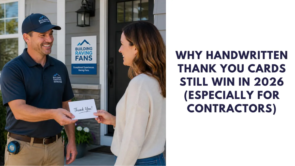 Why Handwritten Thank You Cards Still Win in 2026 (Especially for Contractors)