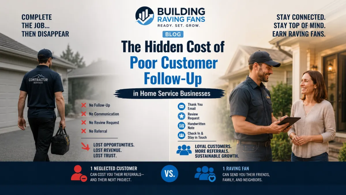 The Hidden Cost of Poor Customer Follow-Up in Home Service Businesses