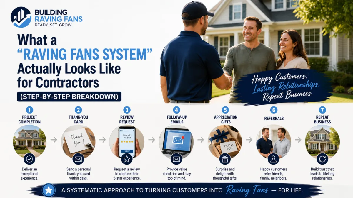 What a “Raving Fans System” Actually Looks Like for Contractors (Step-by-Step Breakdown)