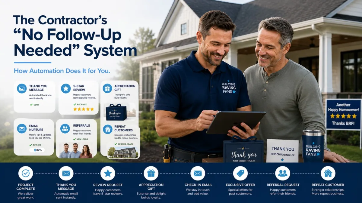 The Contractor's No Follow-Up Needed System