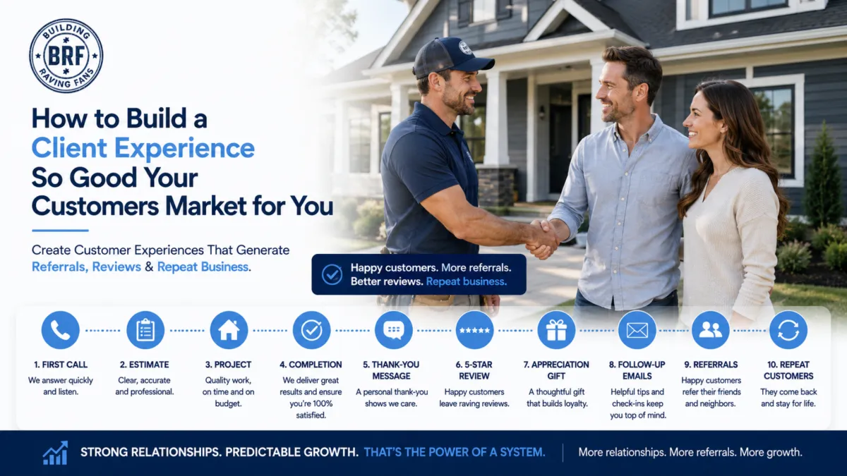 How to Build a Client Experience So Good Your Customers Market for You