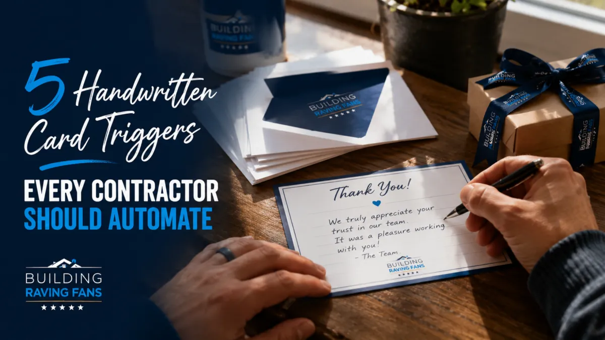 5 Handwritten Card Triggers Every Contractor Should Automate