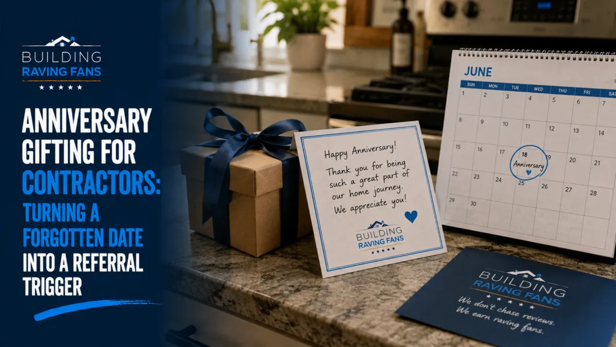 Anniversary Gifting for Contractors: Turning a Forgotten Date Into a Referral Trigger