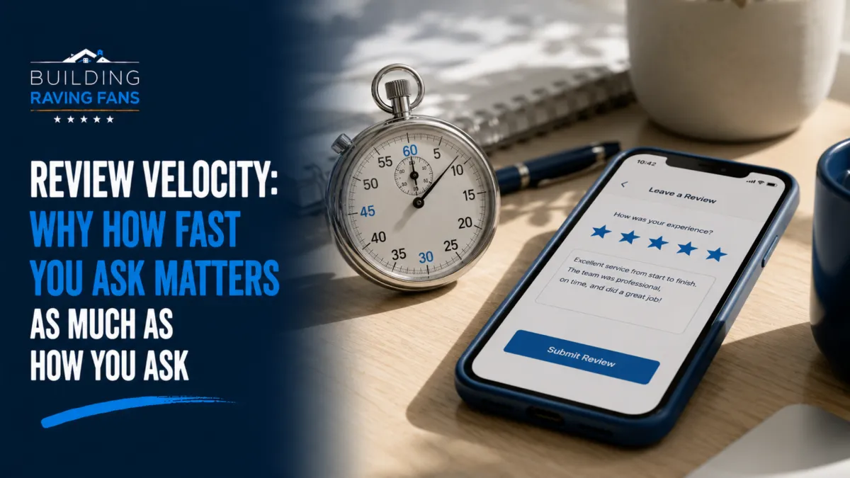 Review Velocity: Why How Fast You Ask Matters as Much as How You Ask
